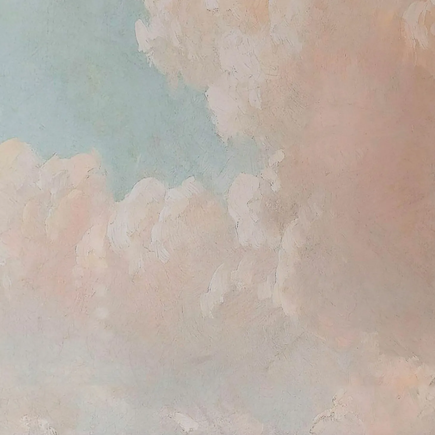 Framed Light Clouds Print Small