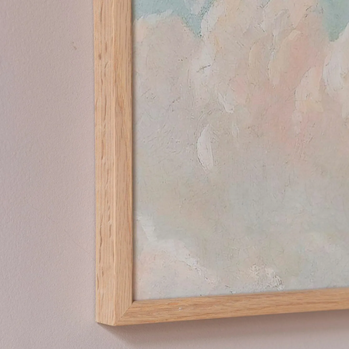 Framed Light Clouds Print Small