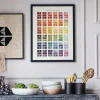 Framed Watercolour Swatch Print