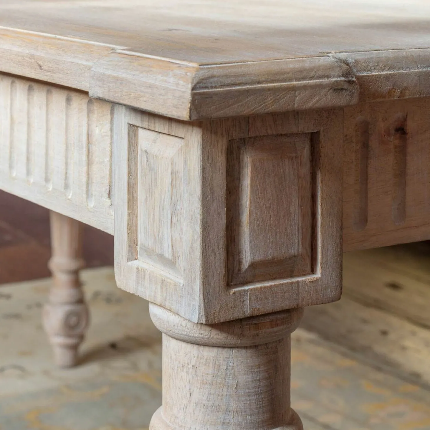 Frederick 6 Seater Natural Dining Table