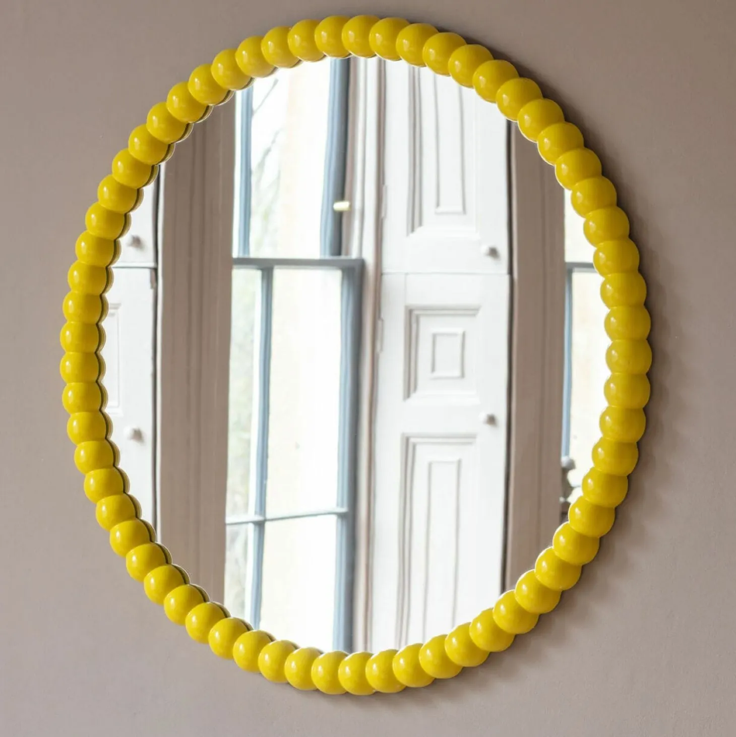 Freya Yellow Wall Mirror