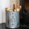 Galvanised Kindling Bucket