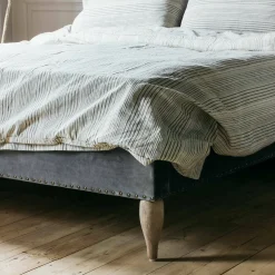 Genevieve Grey Velvet Beds