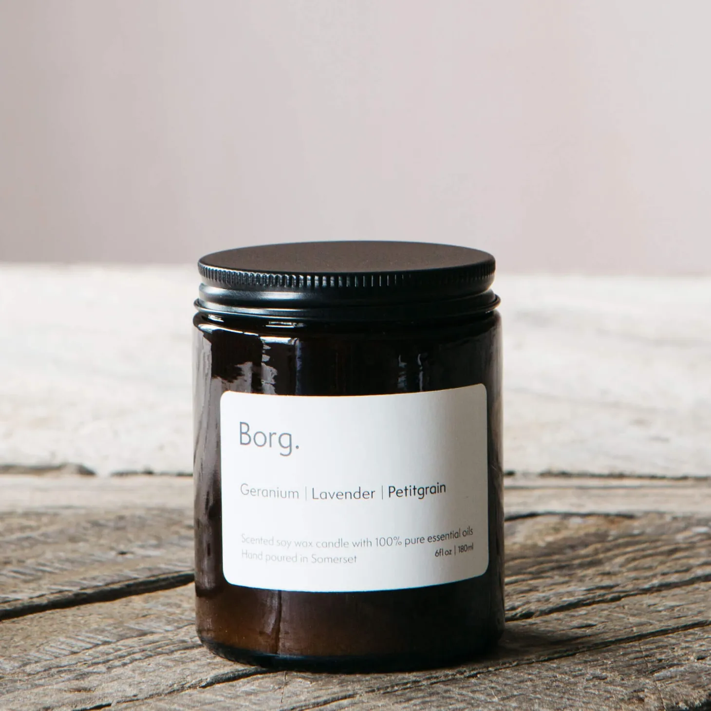 Geranium and Lavender Candle