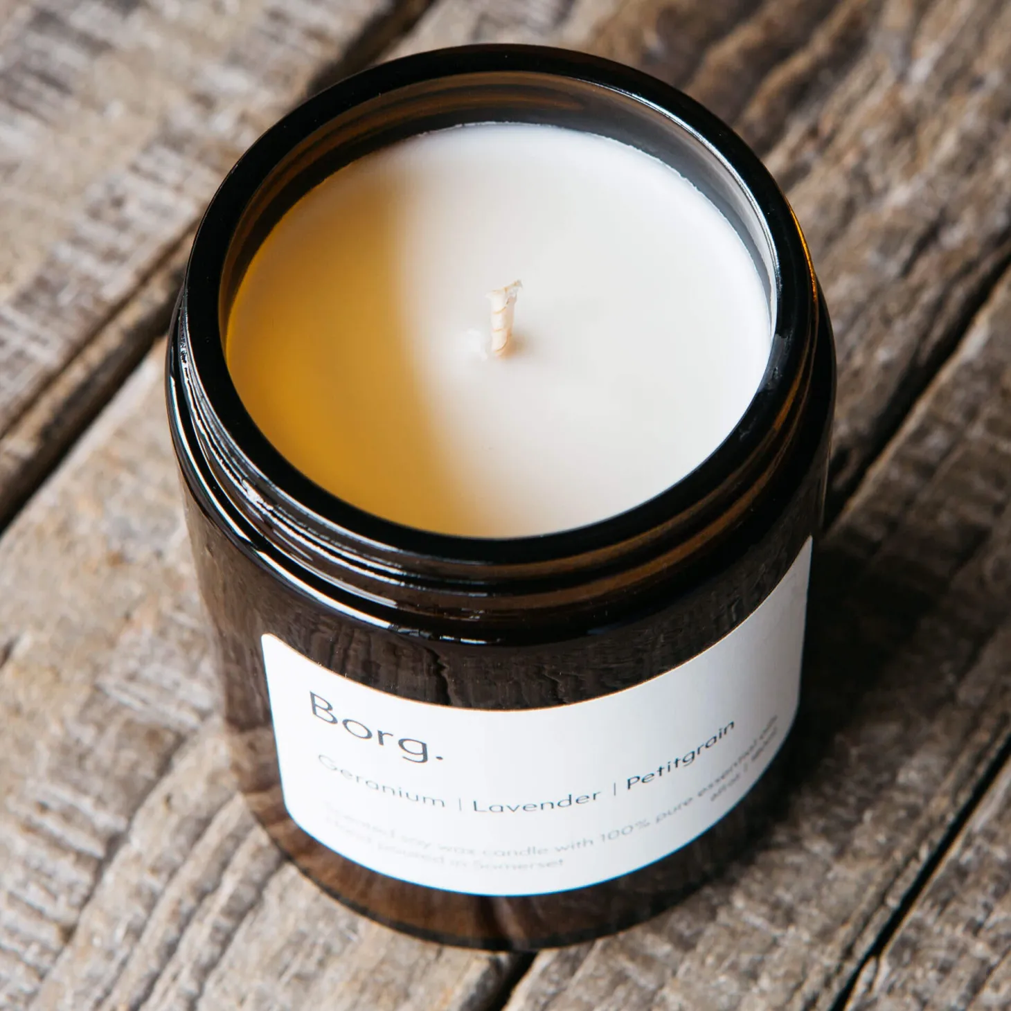 Geranium and Lavender Candle