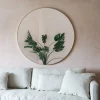 Giant Round Gold Mirror