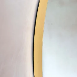 Giant Round Gold Mirror