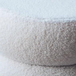 Gio White Teddy Stool