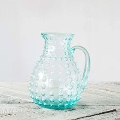Glass Bubble Pitcher