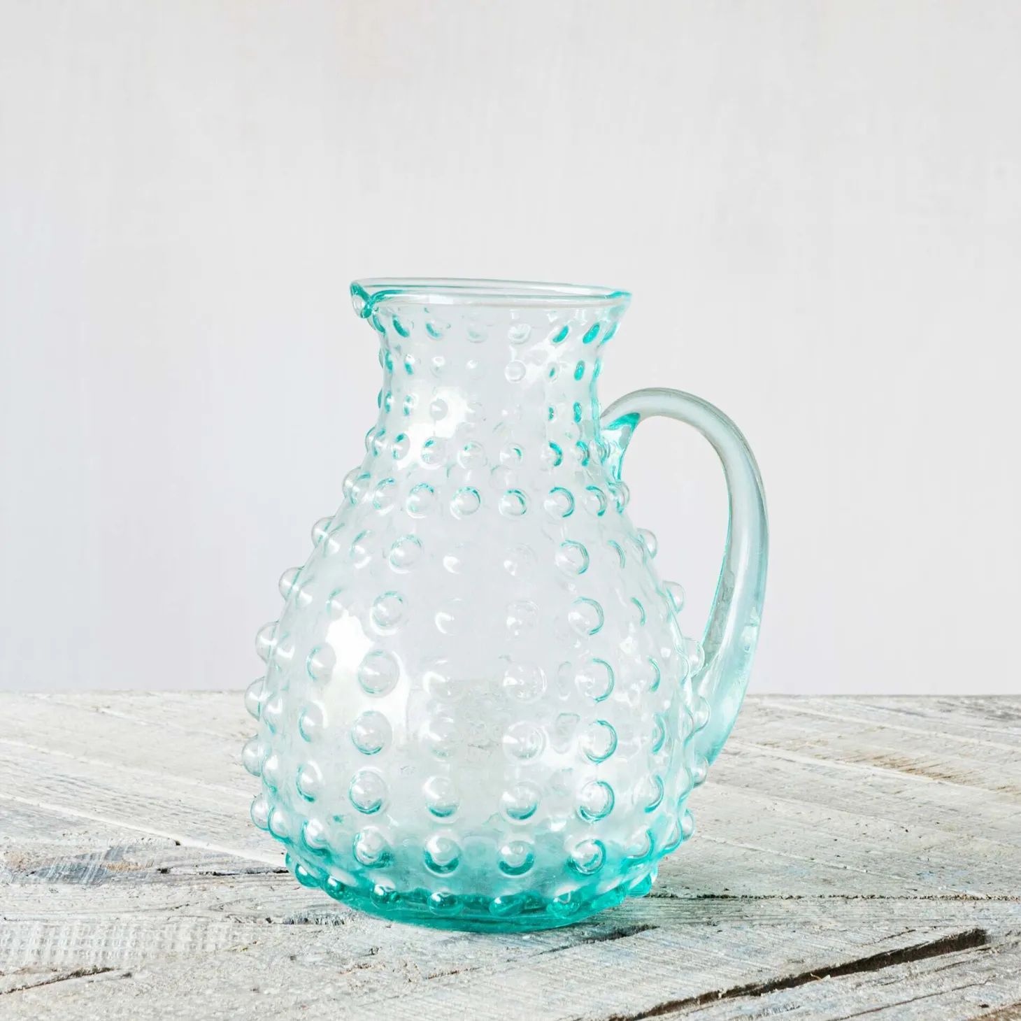 Glass Bubble Pitcher