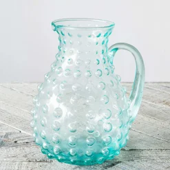 Glass Bubble Pitcher