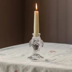 Glass Fish Candle Holders