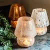 Glass Mushroom Tealight Holders