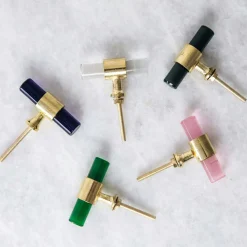 Glass Rod Drawer Knobs