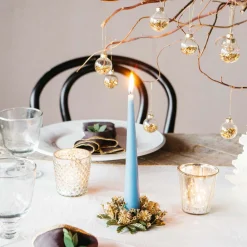 Glitter Pinecone Candle Ring