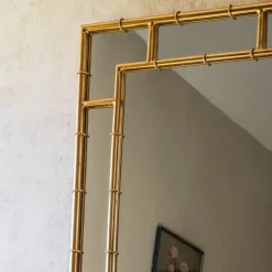 Gold Bamboo Mirror