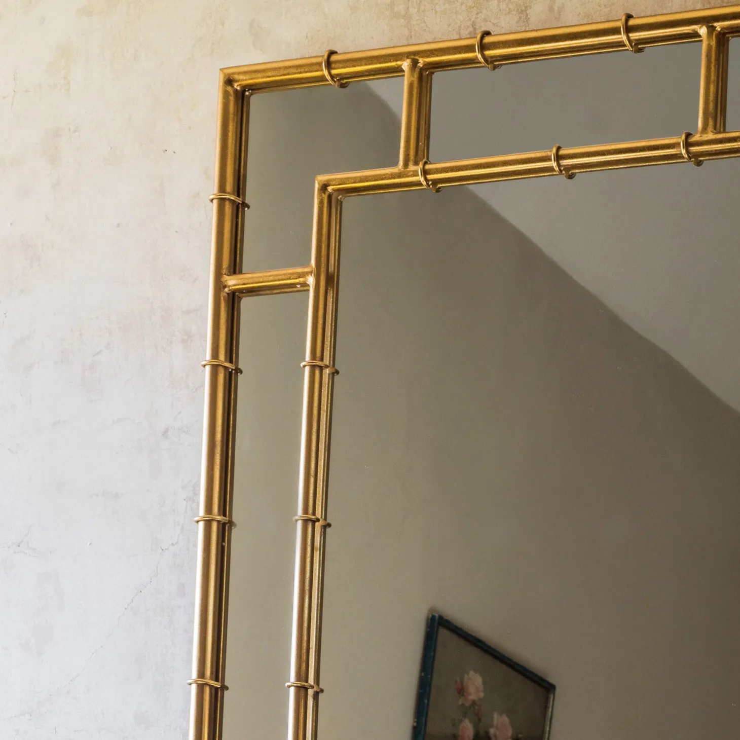 Gold Bamboo Mirror