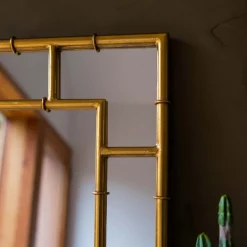Gold Bamboo Mirror