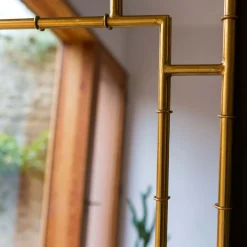 Gold Bamboo Mirror