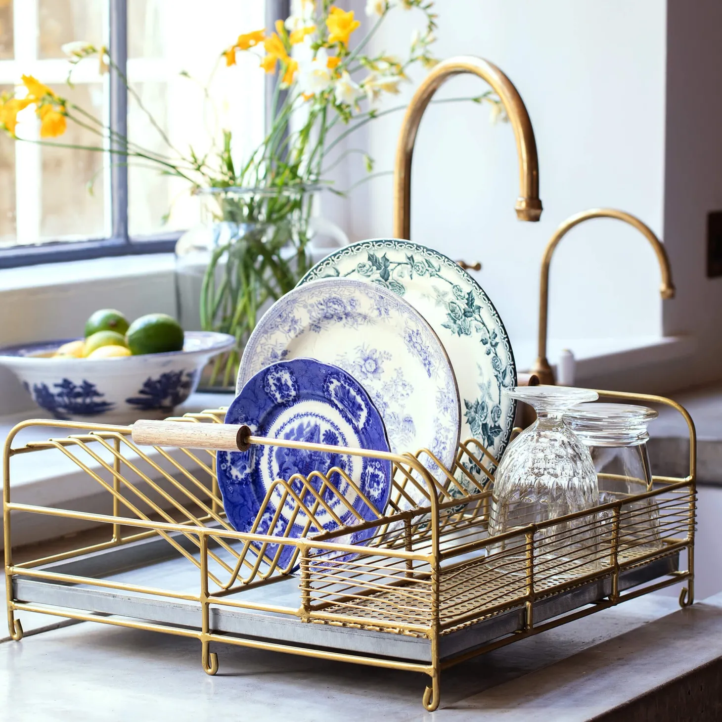 Gold Dish Rack