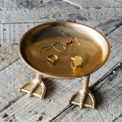 Gold Duck Feet Dish