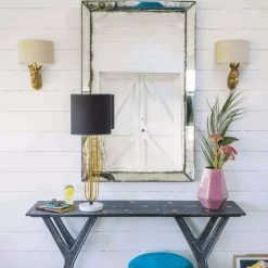 Gold Giraffe Wall Light With Shade