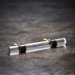 Gold Glass Long Handle