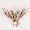 Gold Leaves Wall Light