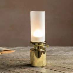 Gold LED Oil Lamp