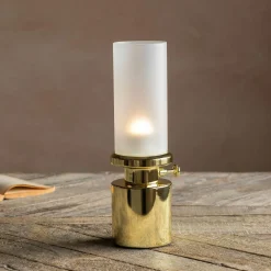Gold LED Oil Lamp