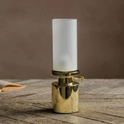 Gold LED Oil Lamp