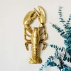 Gold Lobster Wall Decor