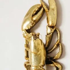 Gold Lobster Wall Decor
