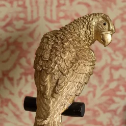 Gold Parrot on a Perch