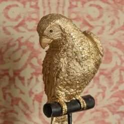 Gold Parrot on a Perch