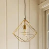 Gold Plated Diamond Pendant