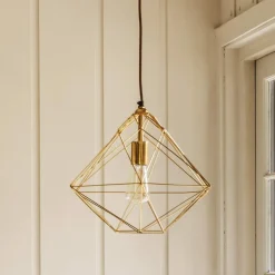 Gold Plated Diamond Pendant