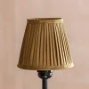 Gold Pleated Lamp Shade
