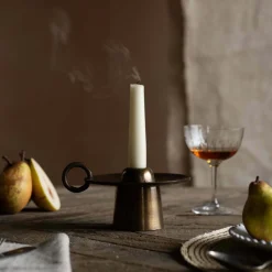 Gold Rest Candle Holder