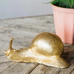 Gold Snail Decoration