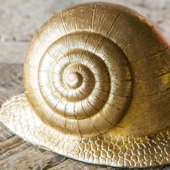 Gold Snail Decoration