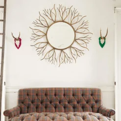 Gold Twig Mirror