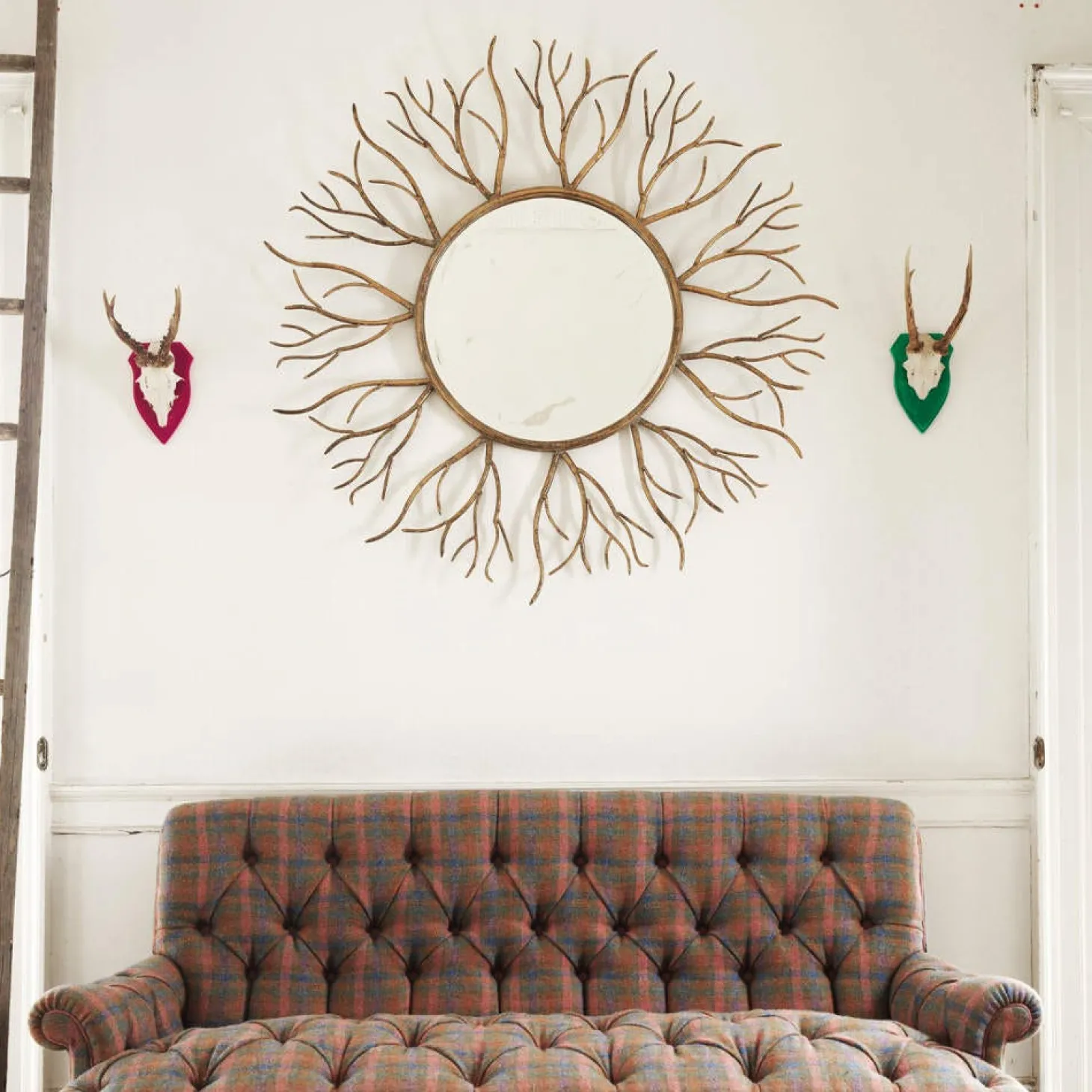 Gold Twig Mirror
