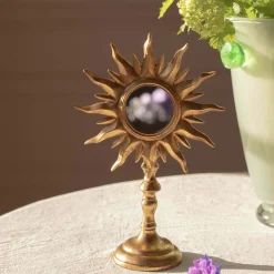 Golden Sun Table Mirror