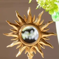 Golden Sun Table Mirror