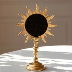 Golden Sun Table Mirror