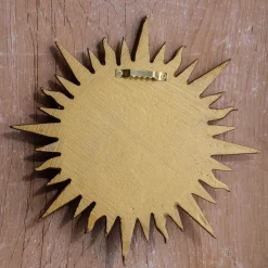 Golden Sun Wall Medallion