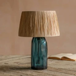 Granville Lagoon Glass Table Lamp