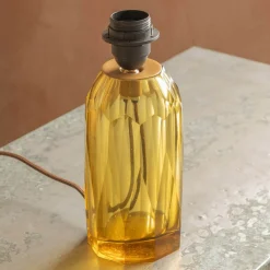 Granville Mustard Glass Table Lamp
