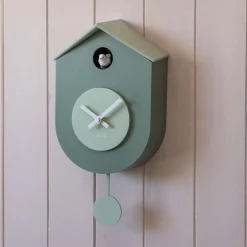 Grato Green Cuckoo Wall Clock